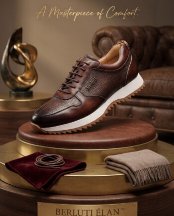 Berluti Élan™ Comfort Ergonomic Luxe Leather Sneakers