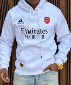 Prime Fashion™ Arsenal Pride Hoodies - White