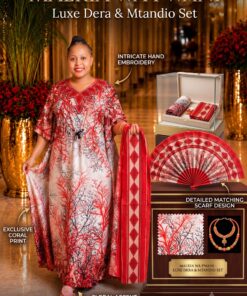Malkia wa Pwani Luxe Dera & Mtandio Set