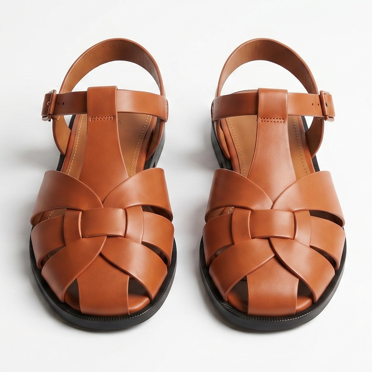 Prime Fashion™ Riviera Prestige Signature Leather Italian Sandals