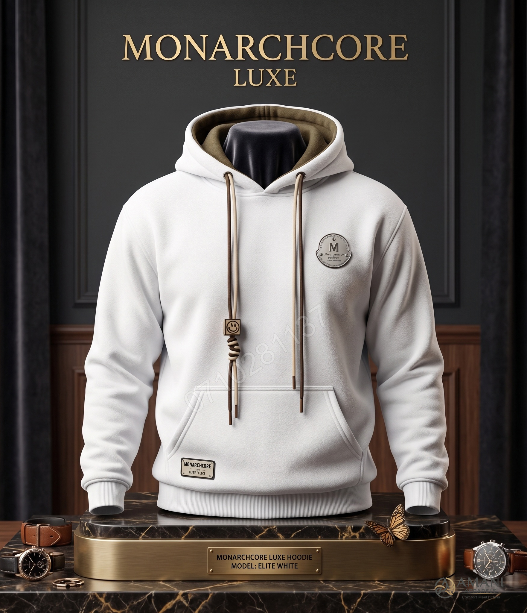 The B Design Monarchcore Luxe Hoodie