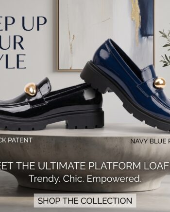 Women's Trendy Fashion Chunky Platform Slip-on Loafers