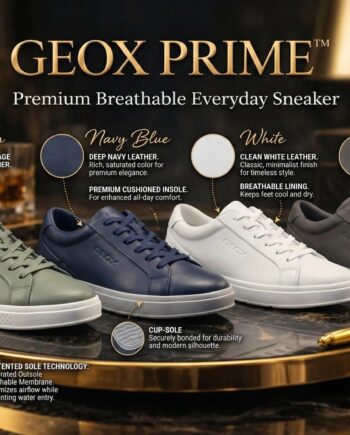 The GEOX PRIME™ Breeze Sovereign Classic Sneakers