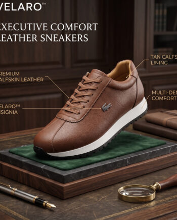 Velaro™ Executive Comfort Leather Sneakers