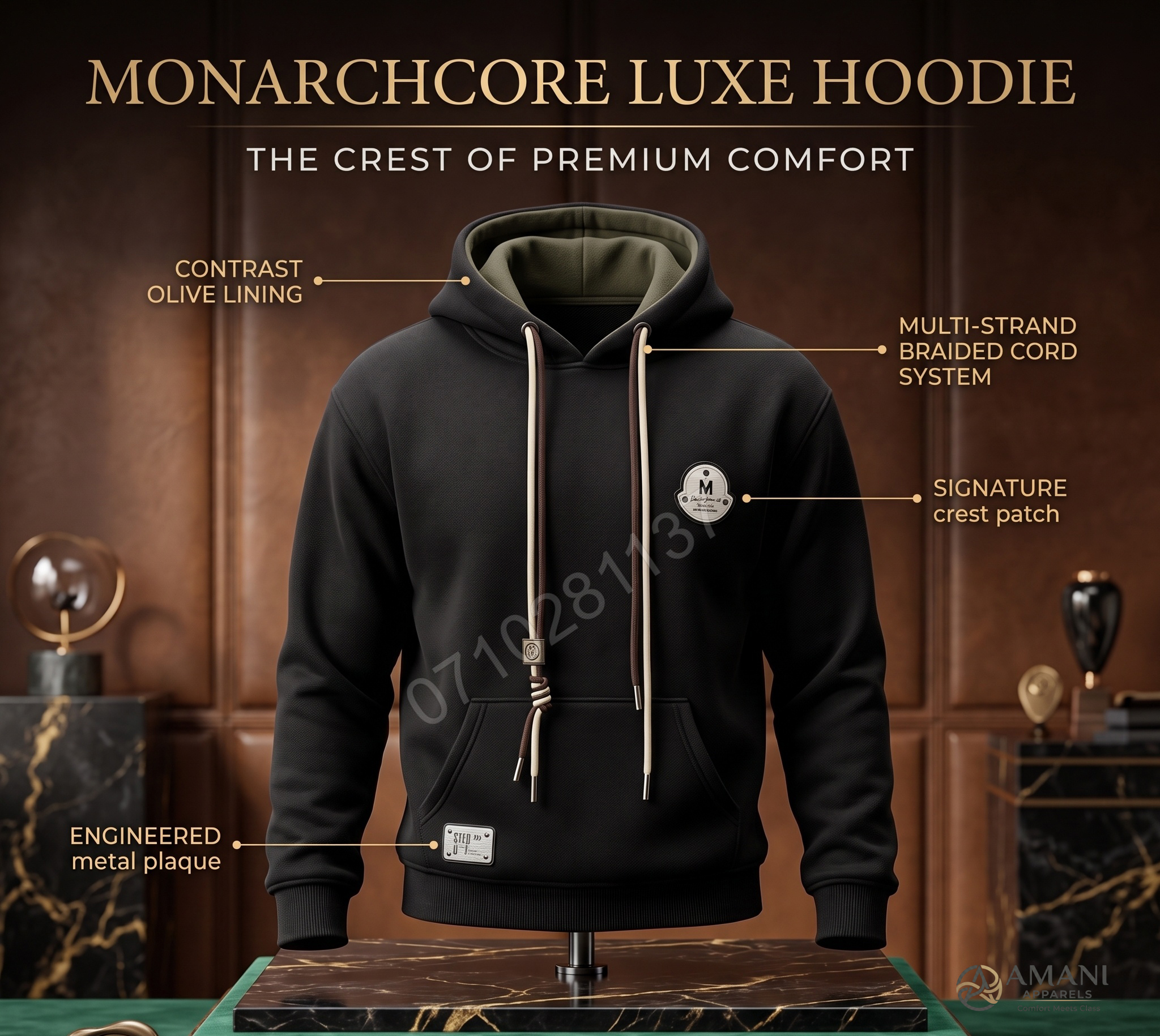 The B Design Monarchcore Luxe Hoodie