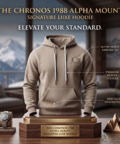 The Chronos 1988 Alpha Mount Signature Luxe Hoodie