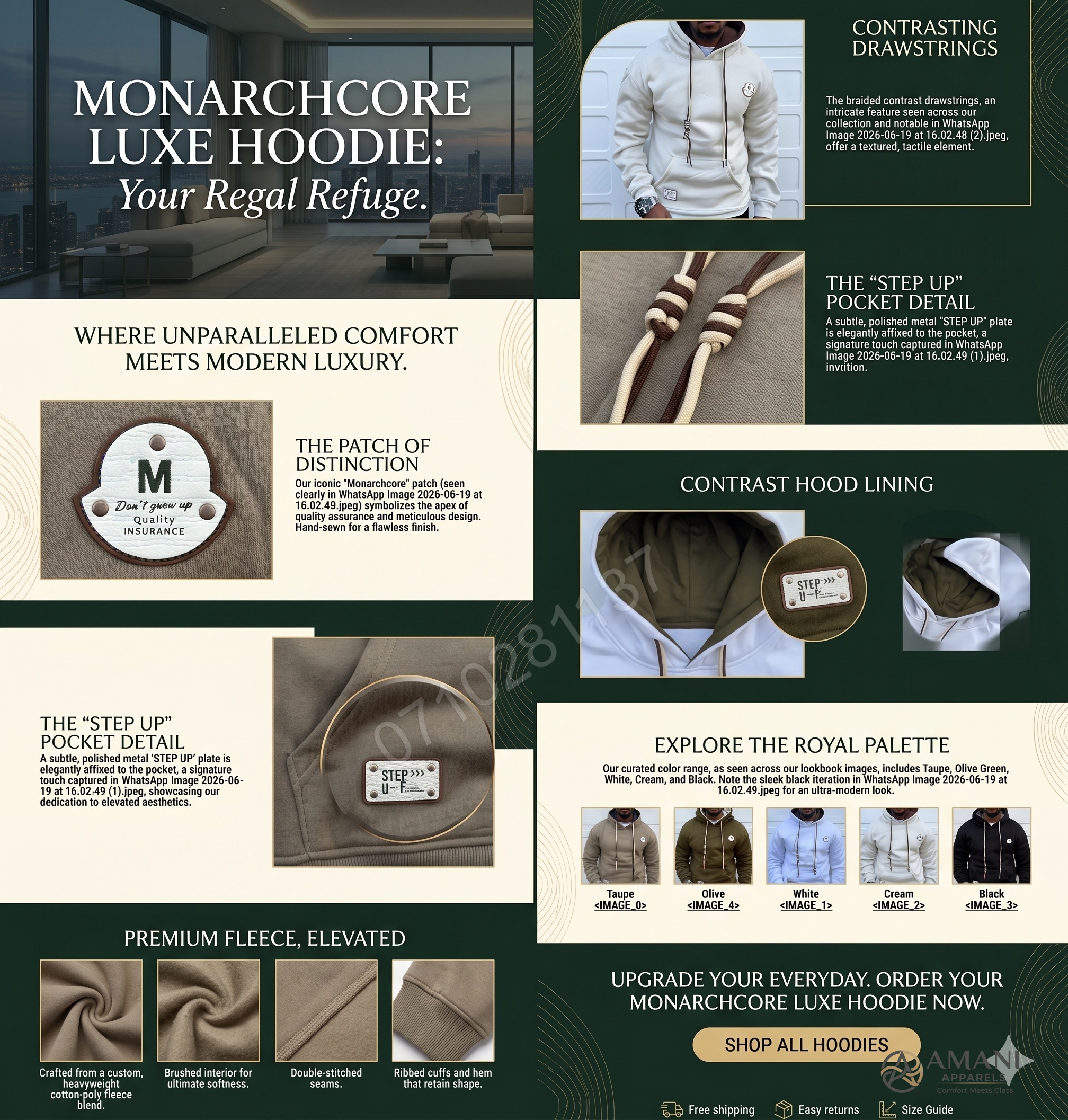 The B Design Monarchcore Luxe Hoodie