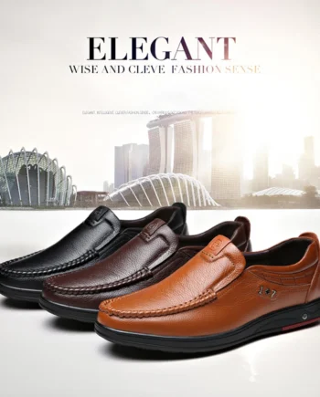 Genuine leather moccasins for men
