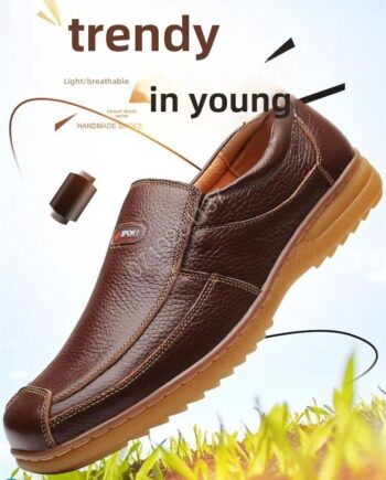 Heritage Cowhide Genuine Leather Moccasins