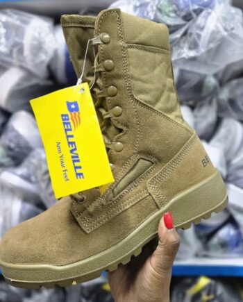Tactical Light-Weight Military-Grade Comfortable Combat Boots in Tan 00507