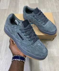 Reebok Classic Grey Suede Sneakers 00516
