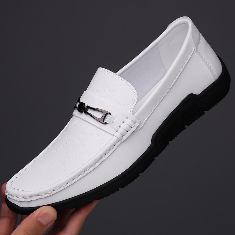 The "Elite" Collection Shadow Monogram and Arctic Crest Versatile Luxury Loafers