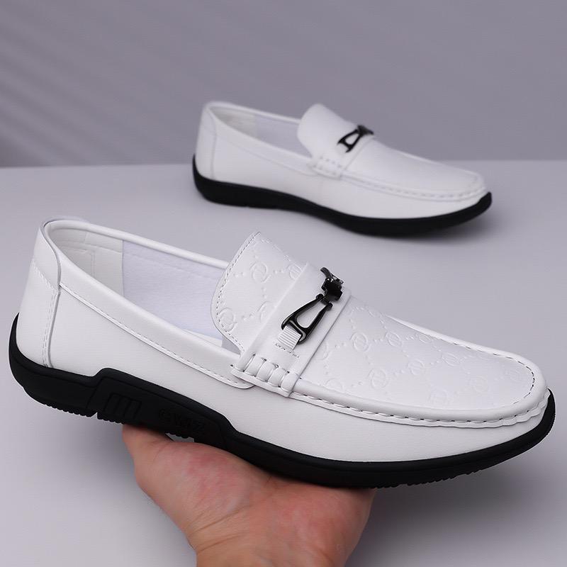 The "Elite" Collection Shadow Monogram and Arctic Crest Versatile Luxury Loafers
