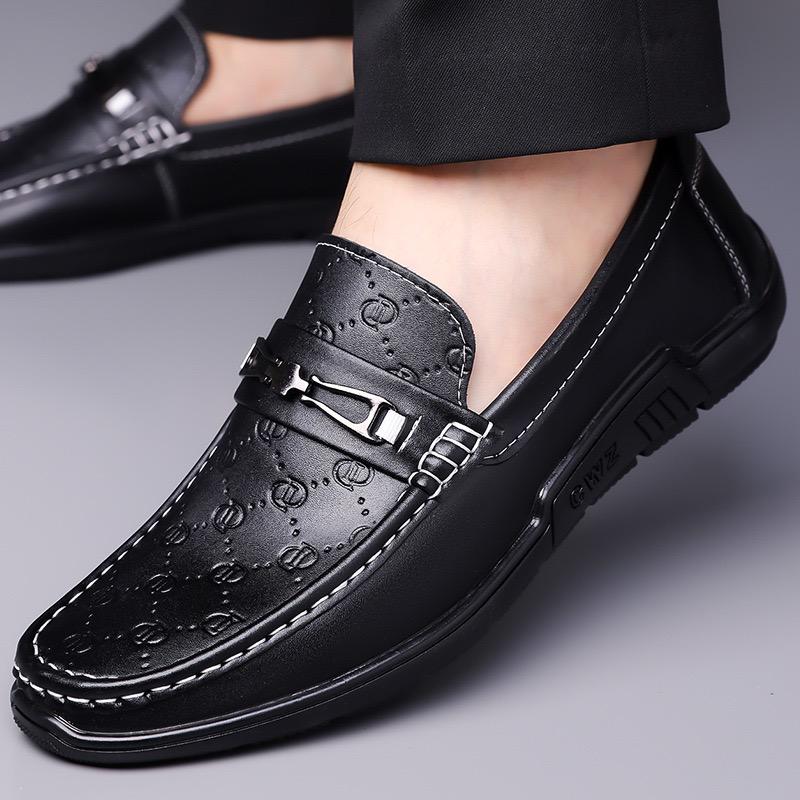The "Elite" Collection Shadow Monogram and Arctic Crest Versatile Luxury Loafers