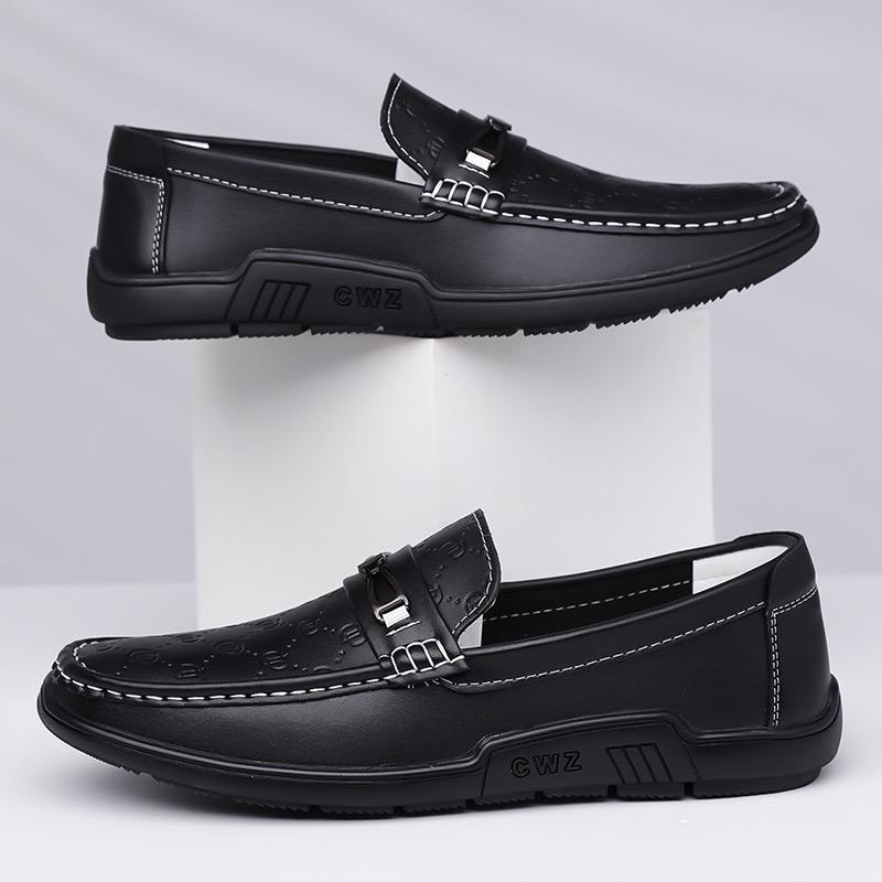 The "Elite" Collection Shadow Monogram and Arctic Crest Versatile Luxury Loafers