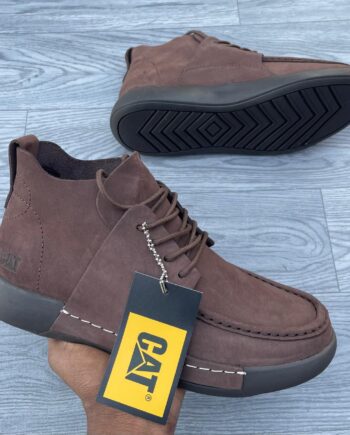 CAT "Apex" Stealth Hybrid – Premium Genuine Soft Leather Moc-Toe Boots