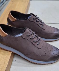 Timberland Cross Mark Perforated Genuine leather Cupsole Sneakers