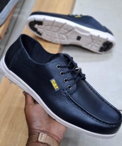 The CAT Ironwood Leather Hybrid Moc-Toe Loafers