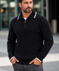 Prime Fashion™ Sovereign Ridge Signature Half-Zip Sweater