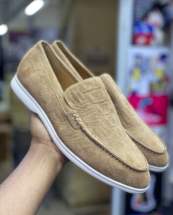 New Design Loro Piana Inspired Summer Walk Suede Leather Slip-on Loafers
