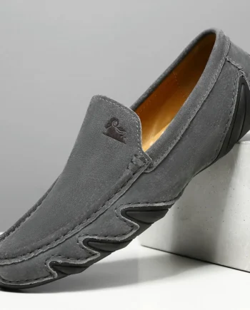 Aries & Co. Men's Causal Slip on Loafers Leather Handmade Driving Walking Shoes