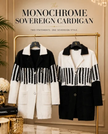 The Monochrome Sovereign Cardigan Coat
