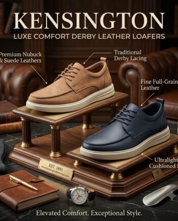 Kensington Luxe Comfort Derby Smart Casuals Shoes