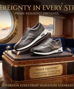 Prime Fashion™ Sovereign LuxeStride Signature Sneakers
