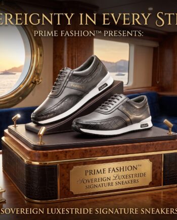 Prime Fashion™ Sovereign LuxeStride Signature Sneakers