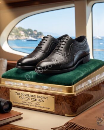 The Sovereign Regent Cap-Toe Faux Leather Oxfords
