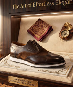 The Milano Modern Dual-Tone Hybrid Oxfords