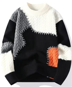 Imperial Contrast Knit Sweater