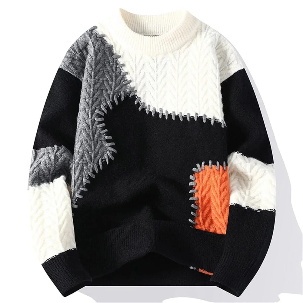 Imperial Contrast Knit Sweater