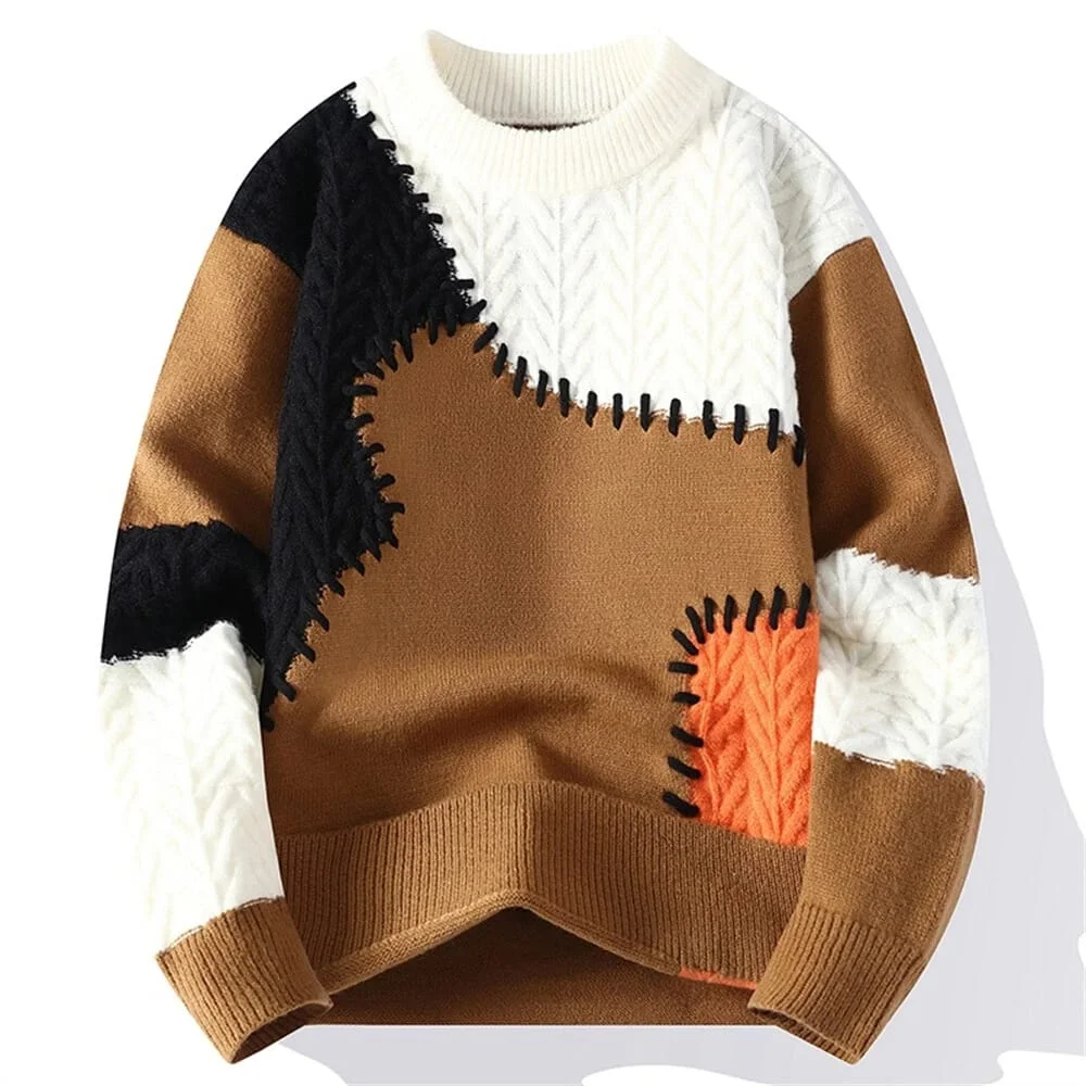 Imperial Contrast Knit Sweater