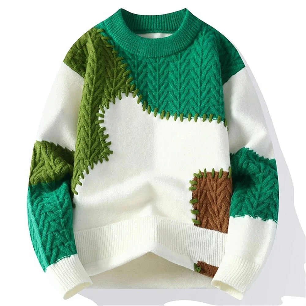 Imperial Contrast Knit Sweater