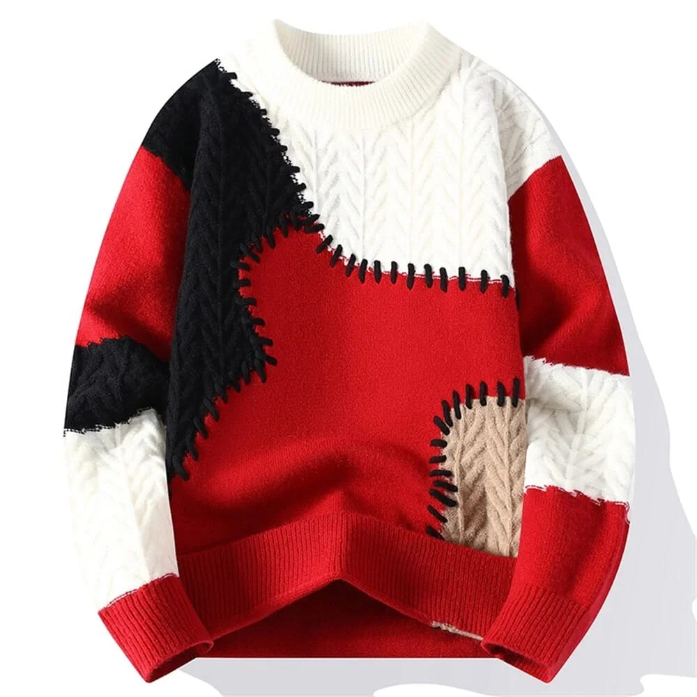 Imperial Contrast Knit Sweater
