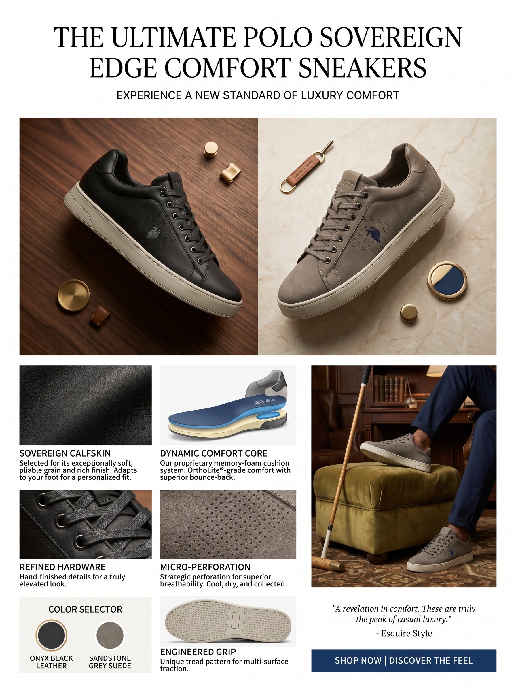The Ultimate Polo Sovereign Edge Comfort Sneakers - Image 7
