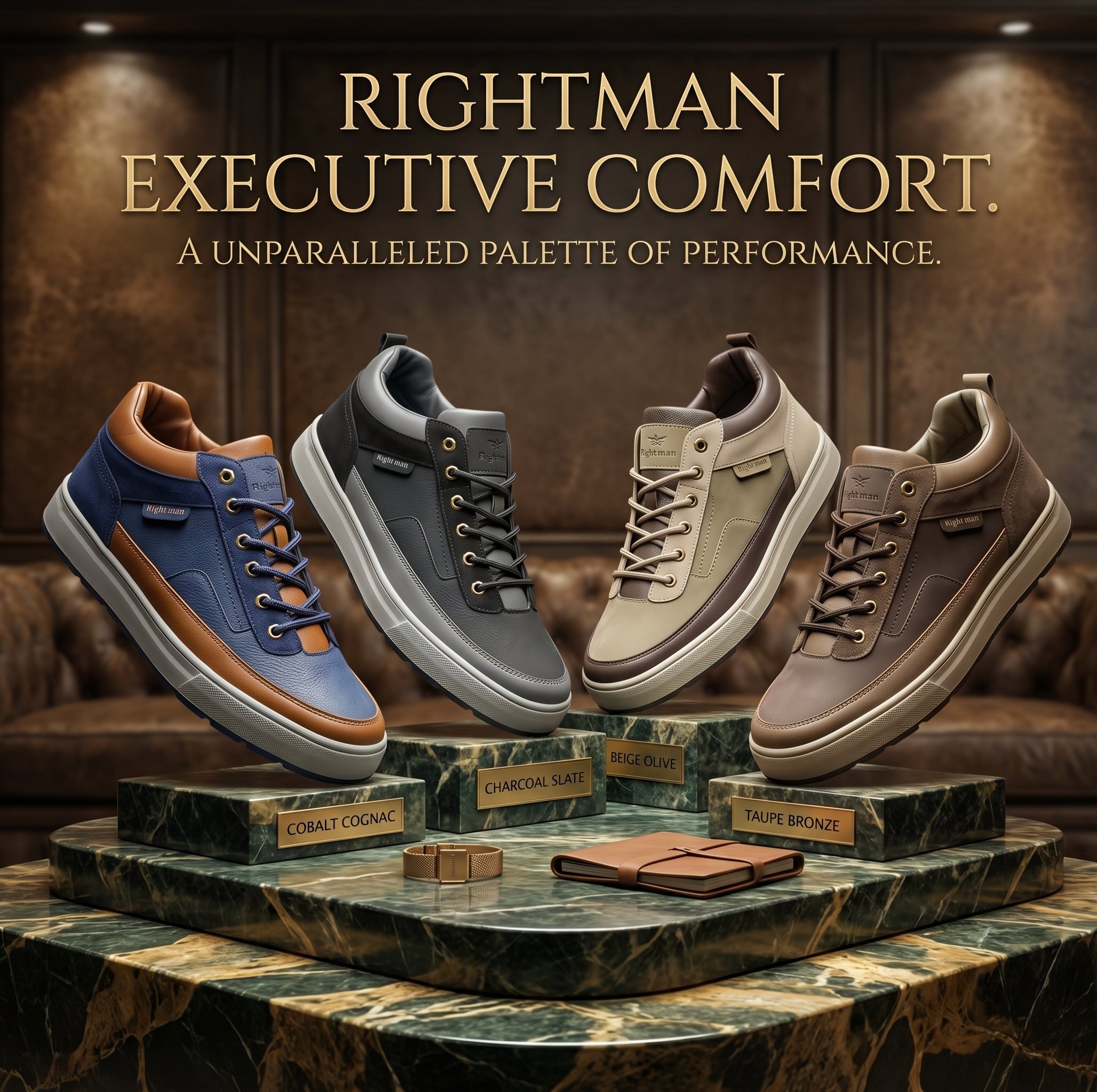 Rightman Executive Comfort Men Sneakers - Image 10