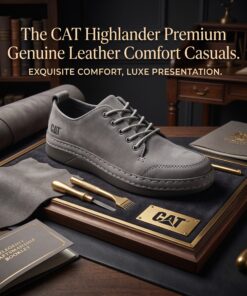 The CAT Highlander Premium Genuine Leather Comfort Casuals