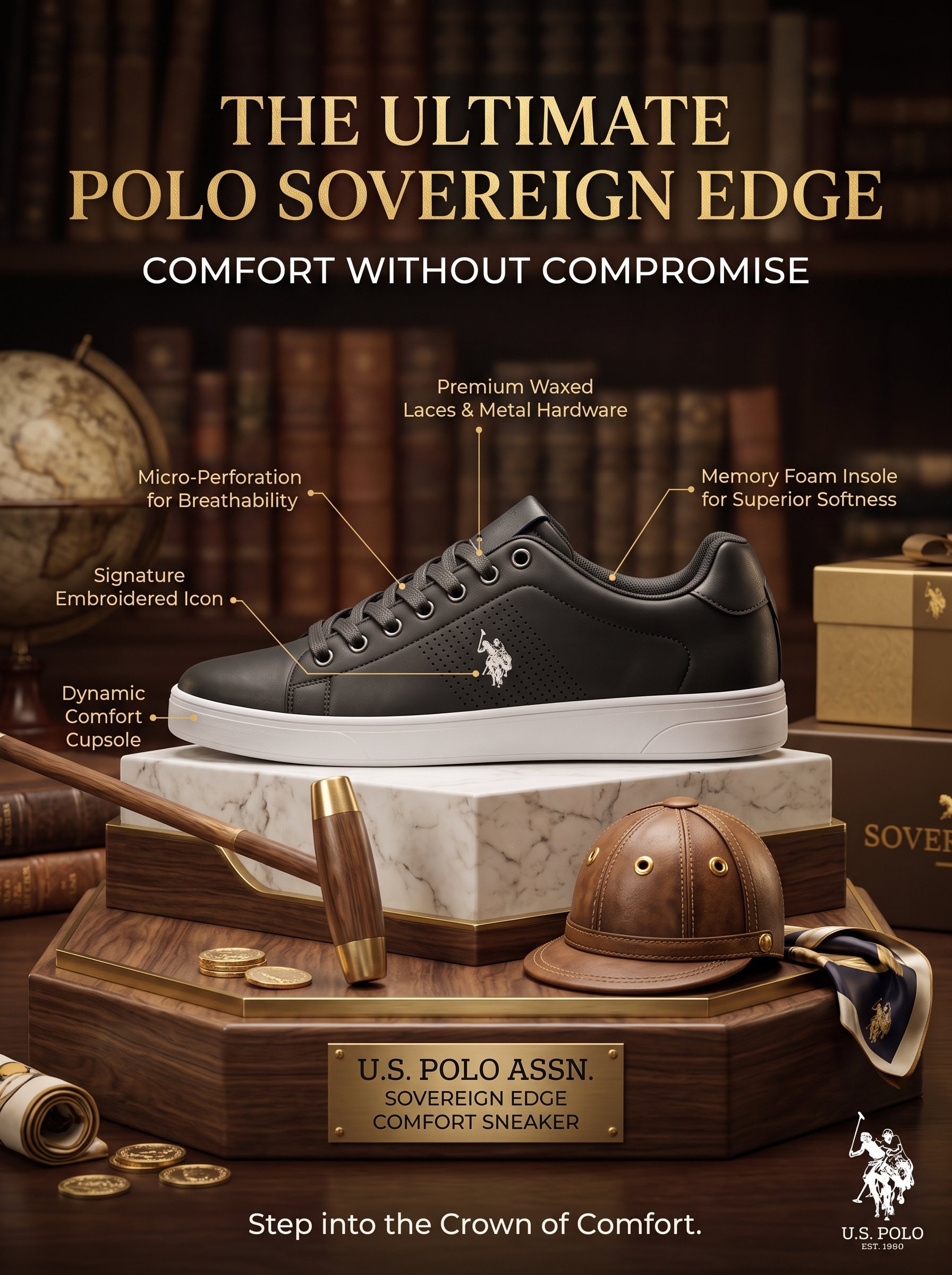 The Ultimate Polo Sovereign Edge Comfort Sneakers - Image 9