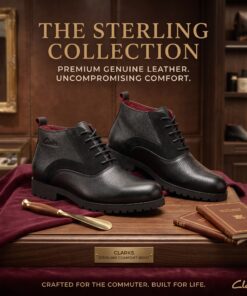 Clarks Sterling Comfort Premium Genuine Leather boots
