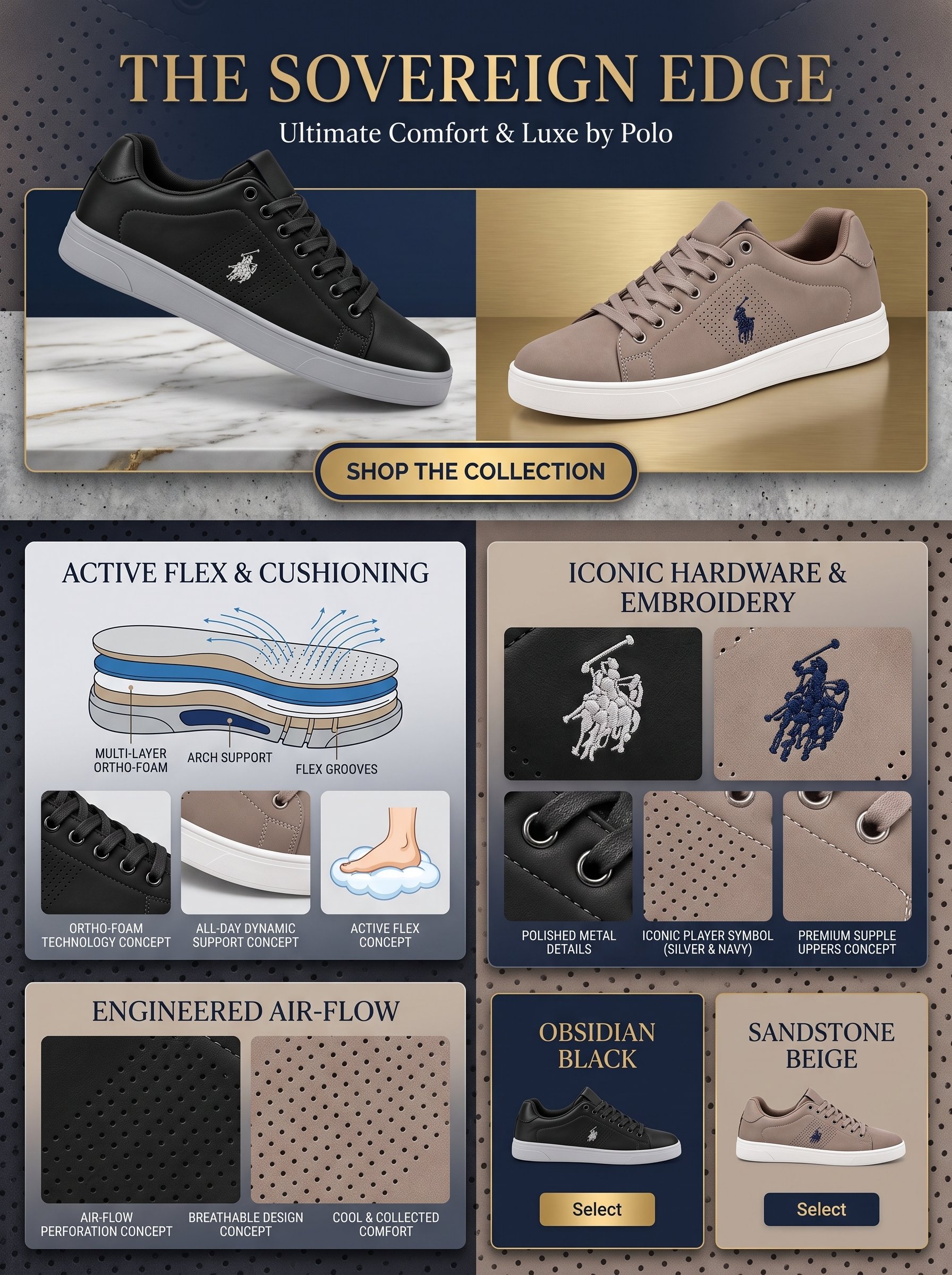 The Ultimate Polo Sovereign Edge Comfort Sneakers - Image 12
