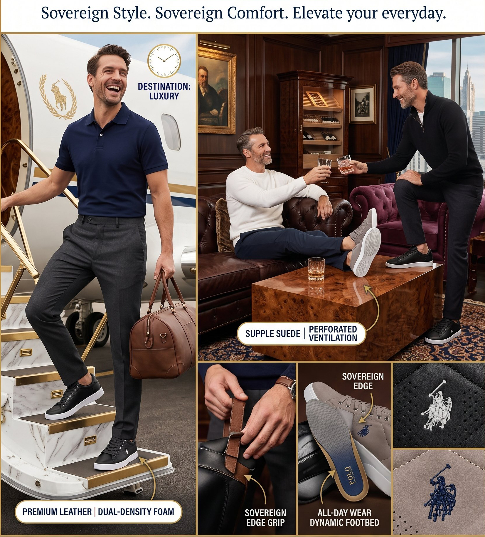 The Ultimate Polo Sovereign Edge Comfort Sneakers - Image 4