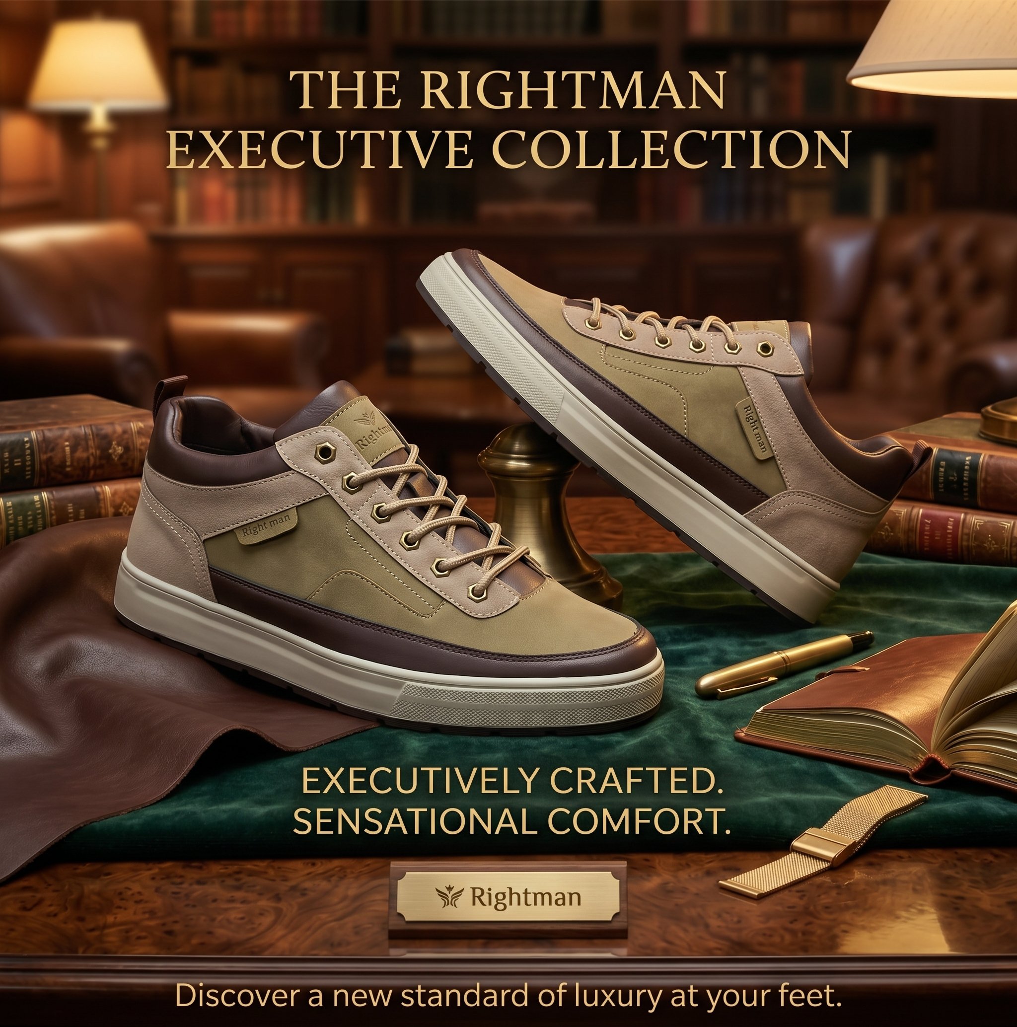 Rightman Executive Comfort Men Sneakers