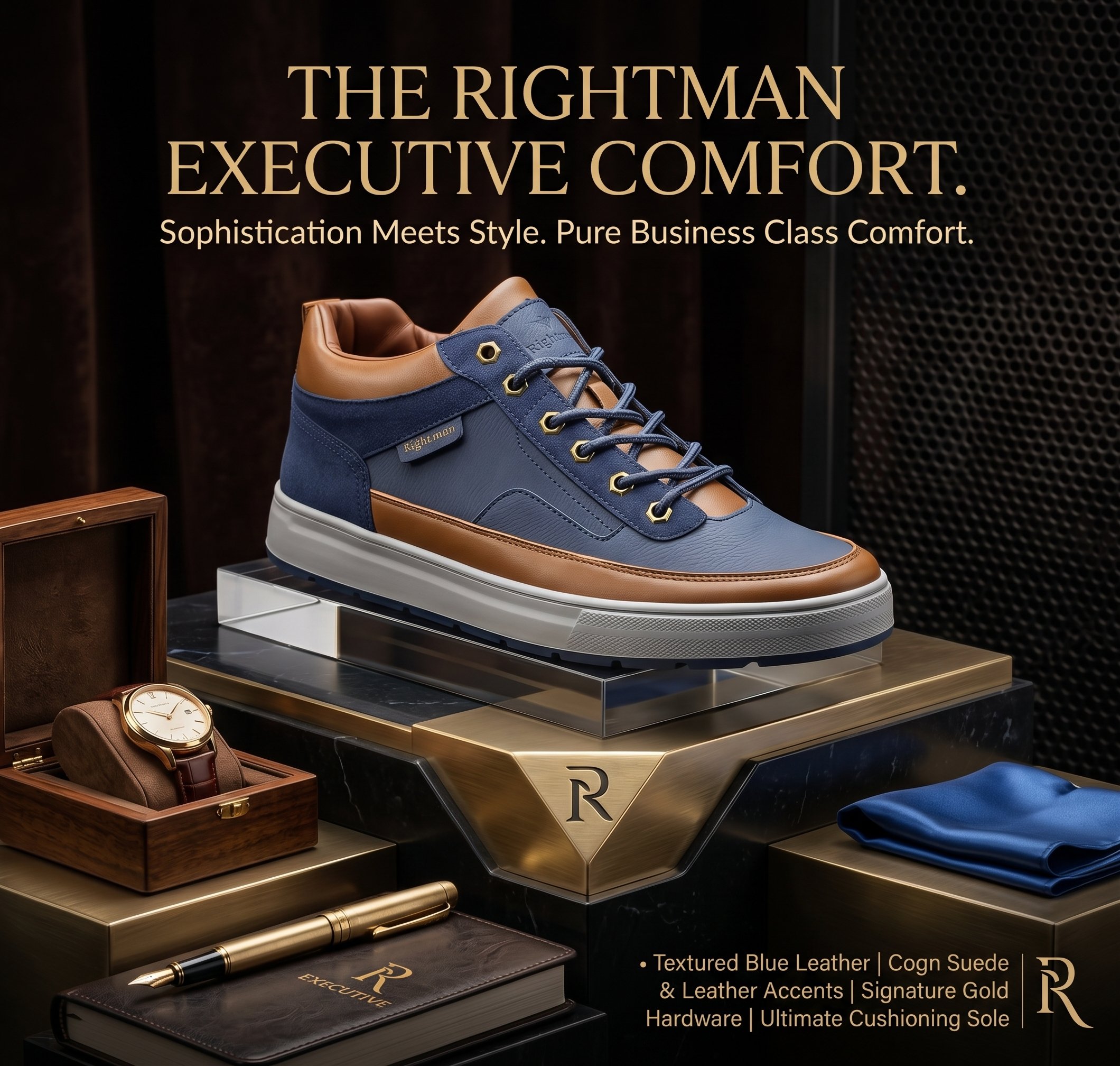 Rightman Executive Comfort Men Sneakers - Image 16