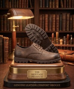 The Heritage Premium Genuine Leather Comfort Brogue Shoes